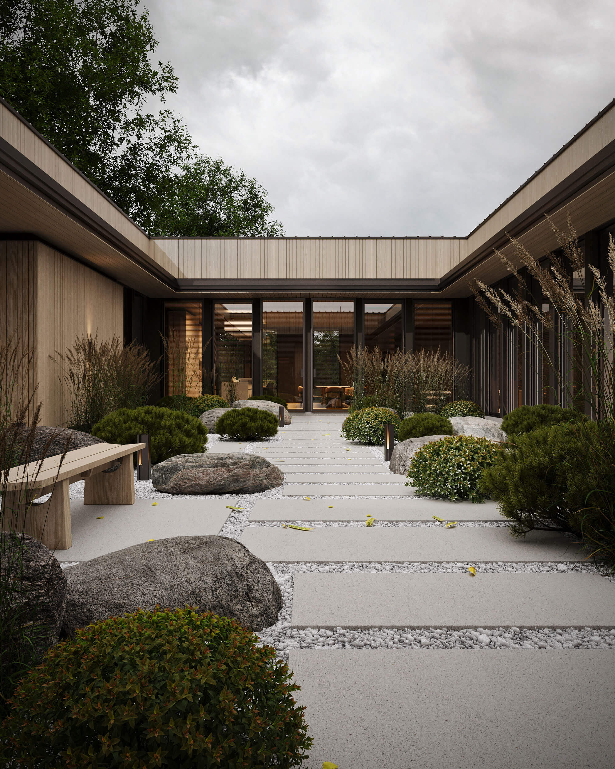 Kasumi House architectural visualization 6